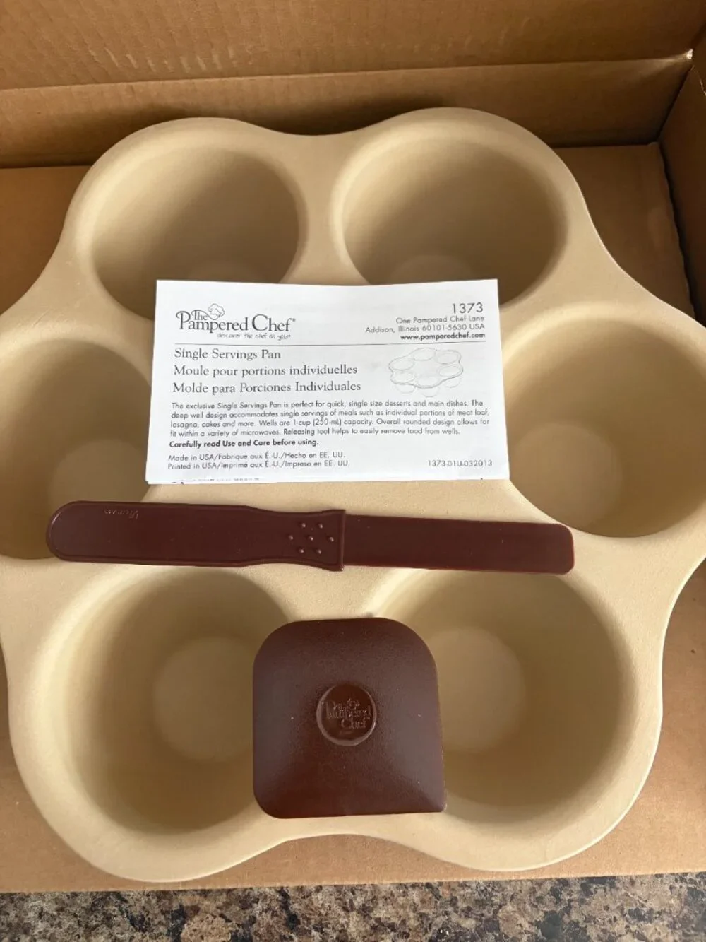 Pampered Chef Single Servings Pan #1373